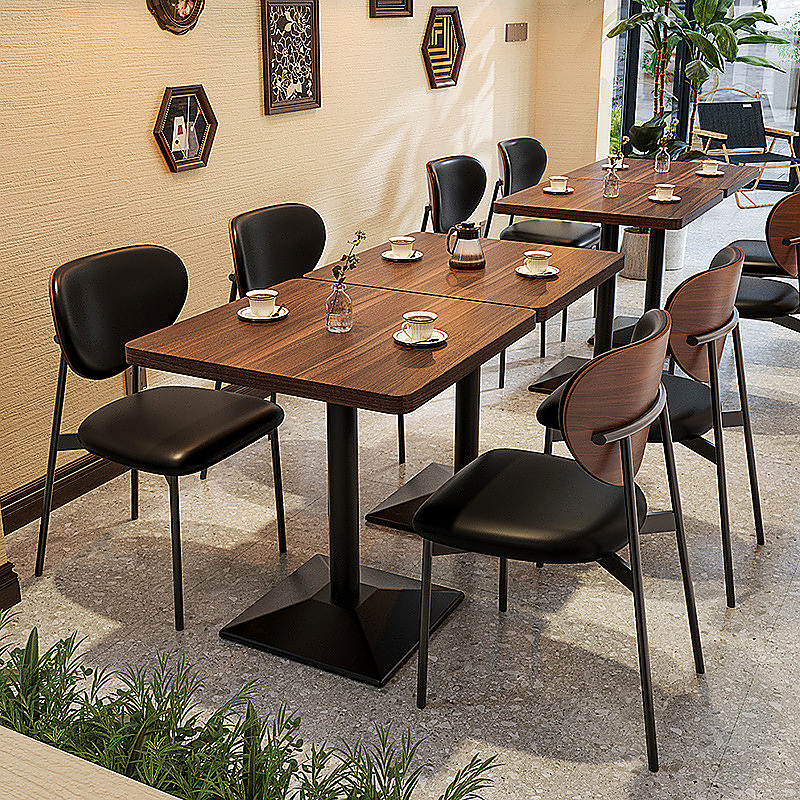 Vintage Industrial Bar Table and Chair Set for Restaurants and Pubs